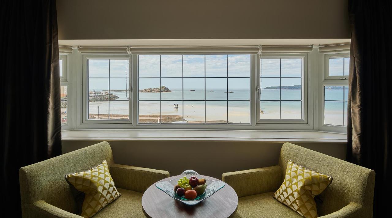 Grand Jersey Hotel And Spa Saint Helier Eksteriør billede View from a suite